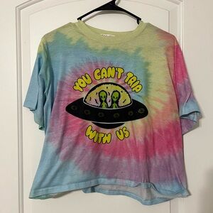 Cute tie dye crop top